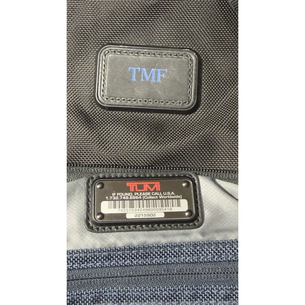Tumi Alpha 2 Double Expansion Travel Satchel Black Weekender Business Duffle Bag